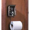 Accent Plus Bear Outhouse Toilet Paper Holder