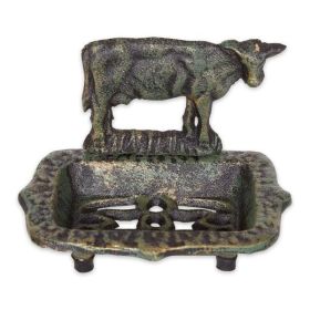 Accent Plus Cast Iron Soap Dish - Cow