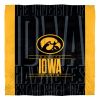 Iowa OFFICIAL NCAA "Modern Take" Full/Queen Comforter & Shams Set;  86" x 86"