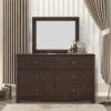 Modern & Contemporary Dresser Mirror Rich Brown