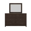 Modern & Contemporary Dresser Mirror Rich Brown