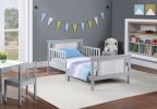 Connelly Reversible Panel Toddler Bed Gray/Rockport Gray