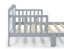 Birdie Toddler Bed Light Gray/White