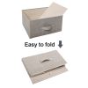 3-Tier Storage Dresser with 5 Non-woven Fabric Drawers for Living Room;  Bedroom and Entryway