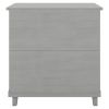 Modern Bedroom Nightstand with 3 Drawers Storage