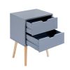 Modern Nightstand;  End Table;  Side Table with Storage Drawer;  Living Room Bedroom Furniture