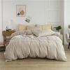 Simple Style Bedding 4 Piece Quilt Cover Sheet Pillowcase Cotton Spring Summer Autumn Winter Solid Two-color Student Dormitory